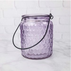 EightMood Alsace Glass Lantern Candle Holder